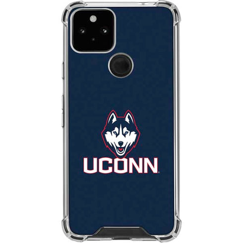 University of Connecticut UConn Logo Google Pixel 5 Clear Case
